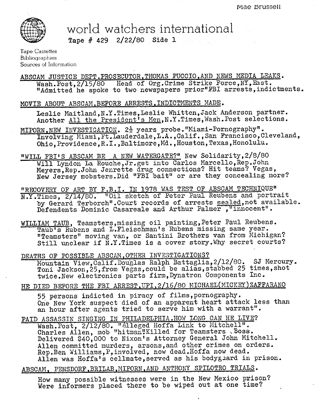 World Watchers International 429 Side 1 photo 
